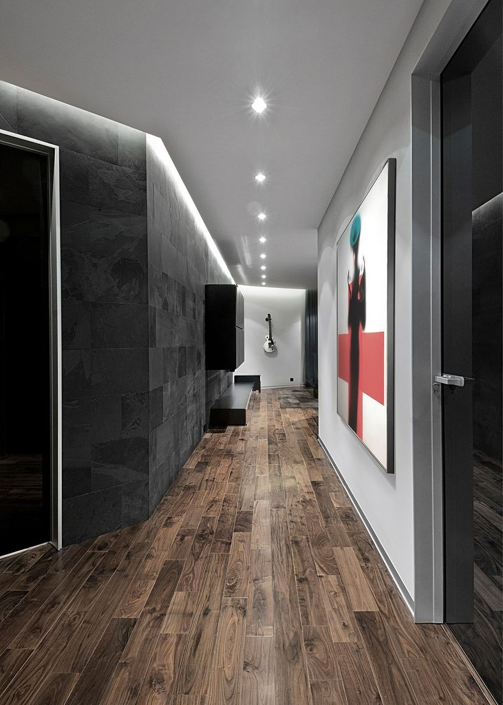 MODERN APARTMENT SLATE&WALNUT